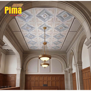 Panneaux de plafond suspendu en PVC PIMA 24x24 pouces, résistants à l'humidité, anti-affaissement, blancs, résistants au feu, pour usage commercial, lot en vrac pour entrepreneurs - Product Image 5