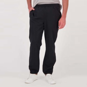 Pantalon de survêtement noir pour homme Falcon Enterprises, taille élastique, décontracté, avec poches latérales, poids moyen, respirant, écologique, séchage rapide - Product Image 2