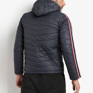 Chaqueta Acolchada Casual para Hombre Wen Long, con Cuello Alto, Logotipo Frontal Personalizable, Impermeable, Cortavientos, con Capucha y Relleno de Algodón, para Invierno - Product Image 5