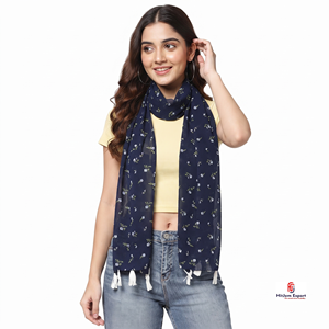 Premium Printed Fashion Long Scarf Soft Fabric <b>Head</b> <b>Wrap</b> Private Label OEM ODM Textile Manufacturer Export - Product Image 5