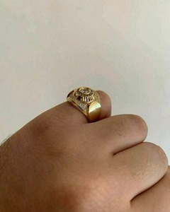 Iced Out Moissanite Cluster <b>Ring</b> 14k Gold Plated 925 Sterling <b>Silver</b> <b>Ring</b> Hip Hop <b>Ring</b> <b>Men</b> Bling Jewelry Premium Design - Product Image 2