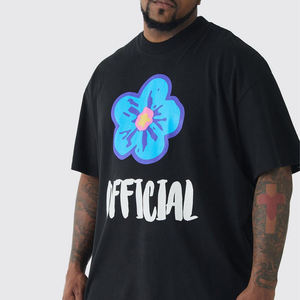 Camiseta de Alta Calidad con Estampado Puff, Personalizada, Precio de Fábrica OEM/ODM, Fabricante de Moda Oversize - Product Image 4