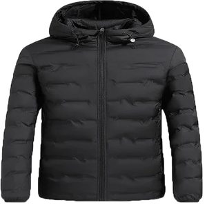 Veste polaire à capuche unisexe 100% coton, couleur unie, coupe régulière, coupe-vent, vêtements décontractés de printemps, broderie, impression numérique - Product Image 6