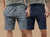 Shorts de sport décontractés pour homme, séchage rapide, respirants, élastiques, légers, pour la course et la plage, avec logo frontal – Essentiels d'été