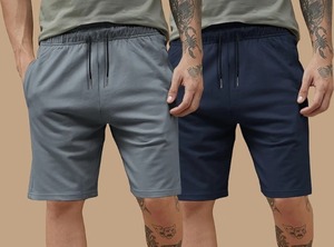 Pantalones Cortos Deportivos Elásticos Transpirables de Secado Rápido para Hombre, Ideales para el Verano, para Gimnasio, Correr, Playa, Ligeros, con Logotipo Frontal - Product Image 3