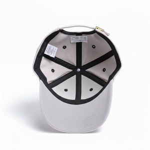 Casquette de baseball ajustable unisexe en daim premium, style sportif vintage, gris clair, minimaliste, pour le sport et le streetwear - Product Image 6