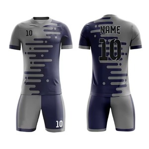 Maillots de football personnalisés pour clubs et tournois, impression numérique, 100 % polyester, col en V, manches courtes, collection été, vente chaude - Product Image 6