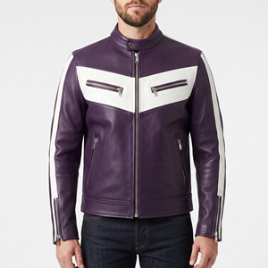 Men's Leather <b>Jacket</b> with Front Zipper Men Multi Zipper Pockets Leather <b>Biker</b> <b>Jacket</b> Boys Stand Collar PU Cowhide <b>Jackets</b> - Product Image 6