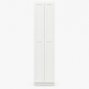 Armoire de rangement haute de 24 pouces, style Shaker blanc de 96 pouces de haut et de 27 pouces de profondeur, RTA, vente en gros directe usine Vietnam - Product Image 1