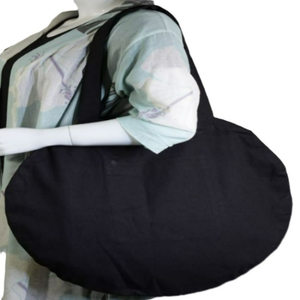 Bolsa de Mano Extra Grande de Lona 100% Algodón, Ecológica, Multiusos, para Compras y Playa, con Impresión de Logotipo Personalizado y Asas Prácticas - Product Image 3