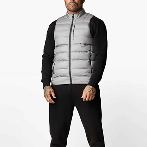 Puffer Vests Autumn Winter Lightweight Custom Color Quilted Padded Waistcoat <b>Women</b> Gilets Zipper Style Men's Puffer Vest - Product Image 1
