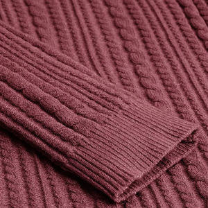 Pull-over anti-boulochage 100 % coton du fabricant pakistanais, motif gaufré vintage sur le devant, respirant, essentiel pour l'hiver, mélange de coton - Product Image 5