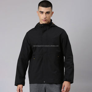 Nardon Apparel Veste coupe-vent à la mode avec logo personnalisé Vestes à capuche d'extérieur légères de sport de haute qualité pour hommes - Product Image 3