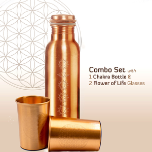 Bouteille en cuivre durable, bouteille en cuivre pour la détox, bouteille d'eau ayurvédique, bouteille en cuivre indienne, bouteille en cuivre traditionnelle - Product Image 3