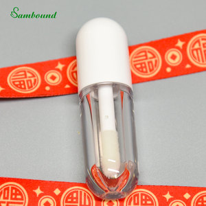 Manufacturer Best Quality 5ml Capsule Shaped Lip <b>Gloss</b> Packaging PET <b>Clear</b> Tube Screw Cap For High-End Cosmetic Products OEM - Product Image 6