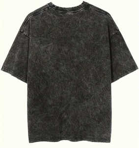 เสื้อยืดผู้ชายสไตล์วินเทจ ฮิปฮอป ผ้าฝ้าย 100% พร้อมโลโก้สั่งทำพิเศษ ทรงโอเวอร์ไซส์ ขายส่ง - Product Image 4