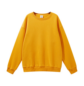 Sweat-shirts à col rond pour hommes et femmes GAF de haute qualité et bon marché, logo imprimé par transfert thermique sur le devant, unisexe, polyester/coton polaire - Product Image 6