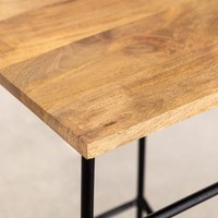 Tabouret haut en métal Vandana Amber Sense