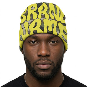 Diseña Tu Propio Gorro de Camuflaje Unisex para Adultos, Estilo Urbano, Gorro de Invierno de 56-58 cm, Gorro Tejido por Computadora - Product Image 6