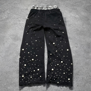 Pantalon large pour femme Glory Custom Distressed, qualité supérieure, 100% coton molletonné, grammage lourd, vente en gros OEM - Product Image 2