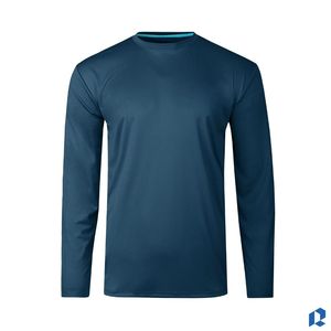 <b>Mens</b> Jersey Gym Workwear Long Sleeve T Shirt Custom Logo Performance Fitness Training Sports Wear Wholesale OEM activewear - Product Image 2