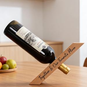 Wooden Craft Wine and <b>Beer</b> Display Stand with unique Design Rack for Professional Beverage Presentation and Wedding Occasion - Product Image 3