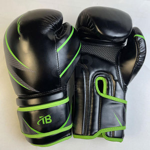 Professional Made Low Price Leather Boxing <b>Gloves</b> with Custom Logo Latest Design <b>Moisture</b> Wicking & Hook & Loop Closure - Product Image 4