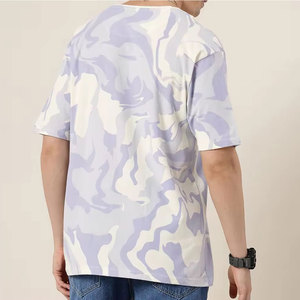 เสื้อยืดโอเวอร์ไซส์ ผ้าฝ้ายระบายอากาศดี พิมพ์ลายสำหรับผู้ชาย เสื้อยืดโอเวอร์ไซส์แฟชั่น ชุดเท่ๆ สินค้ามาใหม่ - Product Image 6