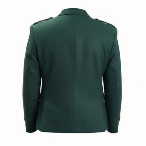 Veste et gilet Prince Charlie vert pour homme, tenue formelle écossaise des Highlands, sur mesure - Product Image 2