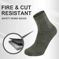 Chaussettes de sport en tissu éponge respirantes, blanches unies, à compression, hauteur mi-mollet, en aramide, vente en gros