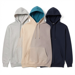 Sudadera Personalizada con Cuello Redondo, 100% Algodón, Sudadera Oversize con Cuello Redondo, Diseño Liso, Sudadera Blanca Estilo Urbano, Talla Grande - Product Image 5