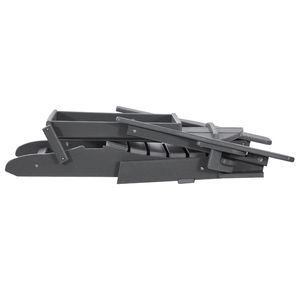 Set di 2 Sedie Adirondack Pieghevoli Portatili per Tutte le Stagioni, Arredo da Esterno con Portabicchieri, Set di Sedie per Braciere per Patio e Giardino - Product Image 3