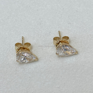 Ethical Lab Grown Diamond Earrings IGI 10k 14k 18k Gold Daily Wear Jewelry High Quality <b>Stones</b> Yellow Rose White Gold Fast Ships - Product Image 5