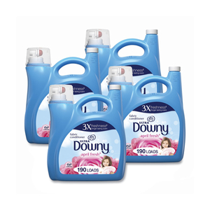 Adoucissant textile liquide Downy April Fresh 140 fl oz, conditionneur textile premium, parfum frais longue durée pour un toucher doux et confortable - Product Image 1