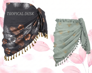 Custom Printed Polynesian Sarong Hawaiian Pareo Lightweight <b>Beach</b> Wrap Tropical Resort Wear OEM ODM Textile Manufacturer Service - Product Image 3