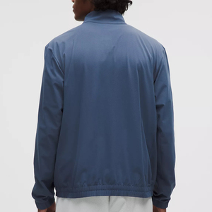 Mens Flex Training <b>Jacket</b> <b>Lightweight</b> Active Wear with Full Front Zip for Fitness Running Exercise Custom Factory Supply - Product Image 2