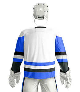 Uniforme de hockey sur glace 7V7 2026 - Manches longues, tissu respirant 100% polyester, logo brodé personnalisé, couleurs et tailles personnalisées, service OEM - Product Image 6