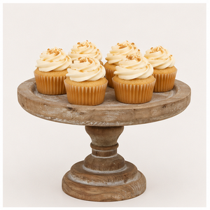 Handcrafted Rustic Wooden <b>Cake</b> <b>Stand</b> Round Vintage Wood Pedestal Dessert Display For Wedding Party Decor Farmhouse <b>Cake</b> Holder - Product Image 6