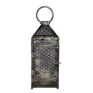 Farol árabe marroquí de metal negro, faroles decorativos de mesa, portavelas, lámparas para decoración de bodas, centros de mesa navideños - Product Image 6