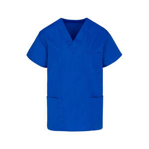Wholesale Medical Men's Scrub Uniform V-Neck Hospital Nurse <b>Doctor</b> Workwear Short Sleeve Dental Clinic Suit Scrub <b>Set</b> - Product Image 1