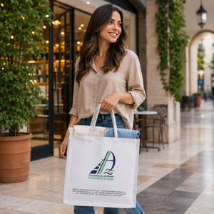 Eco Friendly White Laminated Jute Carry <b>Bag</b> | Custom Printed Promotional Tote | Reusable Shopping Gift <b>Bag</b> with Soft Handles <b>Bag</b> - Product Image 4