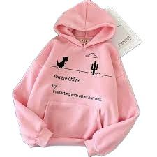 Nouvel an arrivée noir 100 coton à capuche femmes à manches longues vêtements personnalisé brodé hiver pull orienté vers l'exportation qualité - Product Image 3