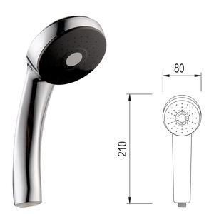 Shower head KSTS-41 Customizable ABS <b>Plastic</b> Handheld Shower Head for Modern Bathrooms for Kitchens ODM/OEM KSN Vietnam - Product Image 1