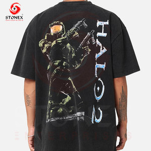 Camiseta Gráfica Oversize Vintage Personalizada Estilo Urbano, de Algodón Pesado 100%, Prenda de Moda, Artículo Más Vendido. - Product Image 2
