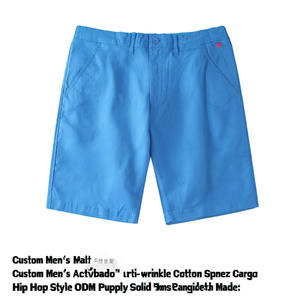 Pantalones Cortos Cargo Personalizados para Hombre, Tejido Oxford, Antiarrugas, Algodón y Spandex, Estilo Hip Hop, Suministro ODM, Diseño Sólido, Hecho en Bangladesh - Product Image 3