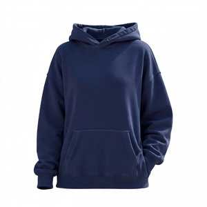 Oversized Unisex <b>Purple</b> <b>Hoodie</b> Fleece Pullover Sweatshirt With Kangaroo Pocket - Product Image 5