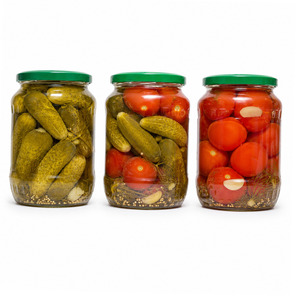 Big Sale Delicious Best Quality <b>Pickled</b> Assorty Cucumber and Tomato in Vinegar Packed in Various Size <b>Jar</b> - Product Image 1