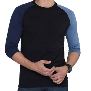 Vente flash - T-shirt à manches longues pour homme en coton 100% de haute qualité, design élégant, prix bas, personnalisation OEM - Product Image 1