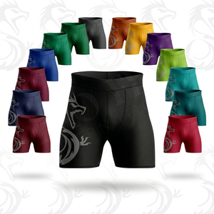 All Season High Quality Sportswear Fighting Punching Kickboxing Compression Shorts Custom Made Design Printed Shorts OEM ODM - Product Image 1
