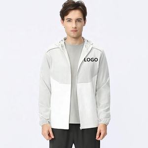 ผู้ผลิต OEM รับผลิตตามสั่ง ชุดวอร์มไนลอนสตรีทแวร์ กางเกงจ็อกเกอร์ เสื้อแจ็คเก็ตกันลมแบบมีซิปสะท้อนแสงสำหรับผู้ชาย - Product Image 3